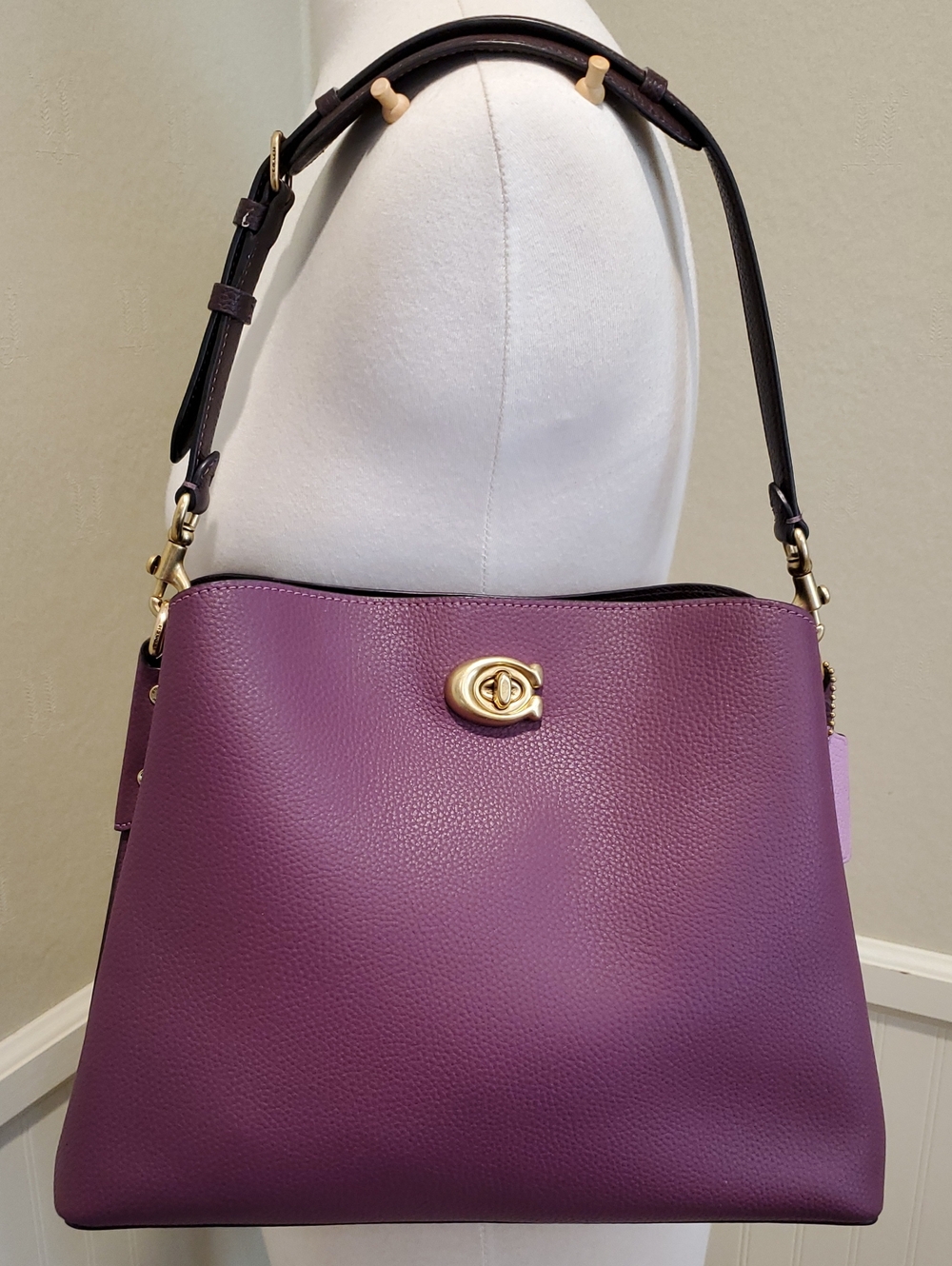 Like NEW Coach Willow Bag In Deep Berry